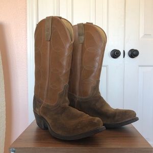 LAREDO | CAMEL LEATHER COWBOY BOOTS